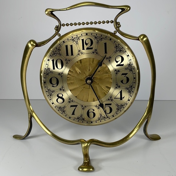 Vintage Brass Clock Hanging Base - Picture 10 of 11